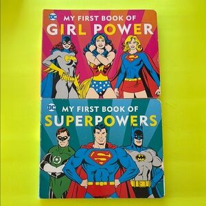 DC Superhero Books with Vibrant Covers